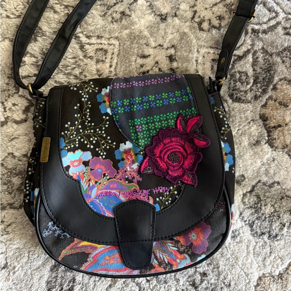 Brand new Desigual small cross body floral bag
